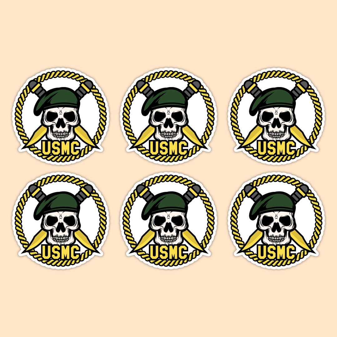 USMC PO 2 Vinyl Sticker
