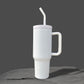 BPA-Free Insulated White Tumbler