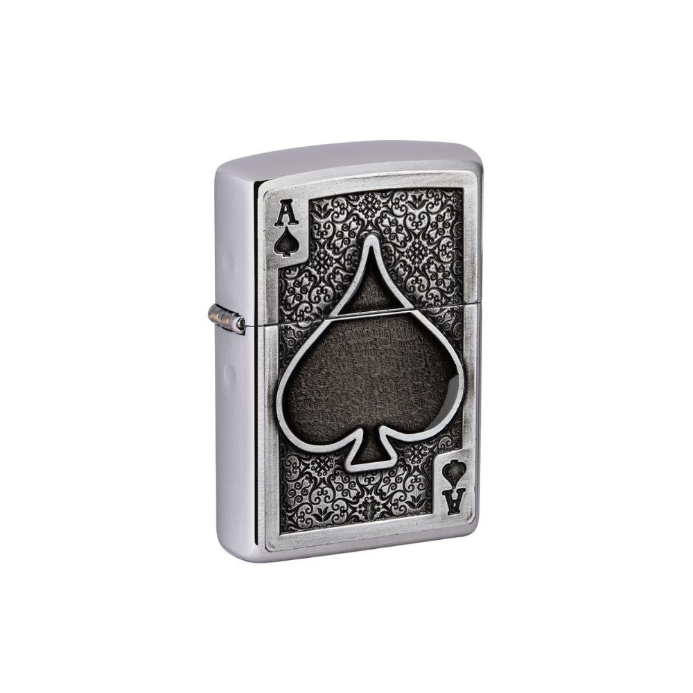 Zippo Ace Of Spades Emblem Lighter