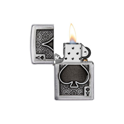 Zippo Ace Of Spades Emblem Lighter