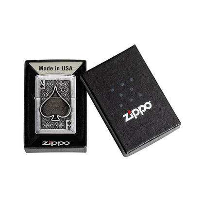 Zippo Ace Of Spades Emblem Lighter
