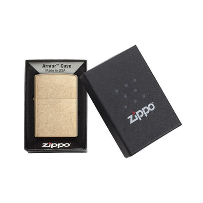 Zippo Armor Tumbled Brass Lighter