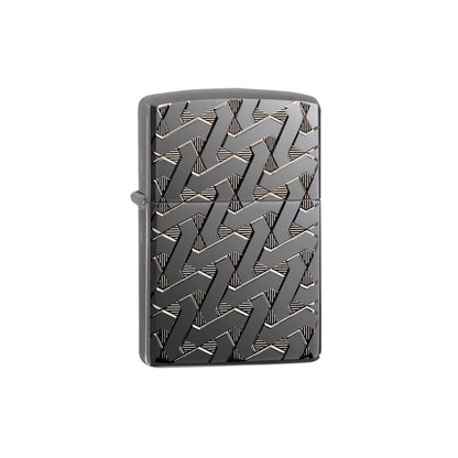 Zippo Armor Geometric Weave Design Lighter