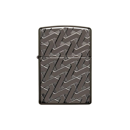 Zippo Armor Geometric Weave Design Lighter