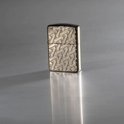 Zippo Armor Geometric Weave Design Lighter