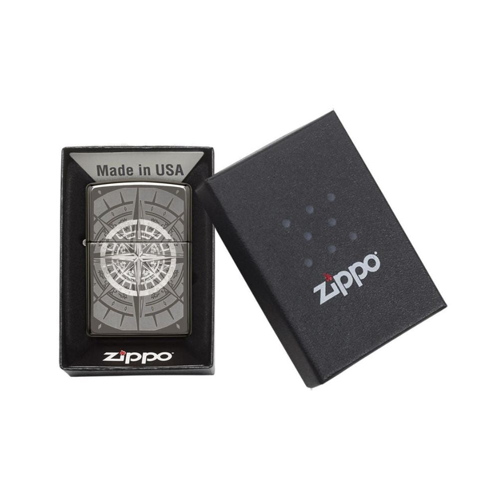 Zippo Black Ice Compass Lighter