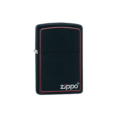 Zippo Classic Black and Red Lighter