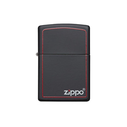 Zippo Classic Black and Red Lighter