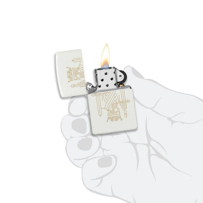 Zippo King Queen Design Lighter
