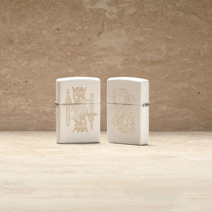 Zippo King Queen Design Lighter