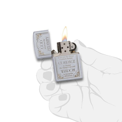 Zippo Serenity Prayer Lighter