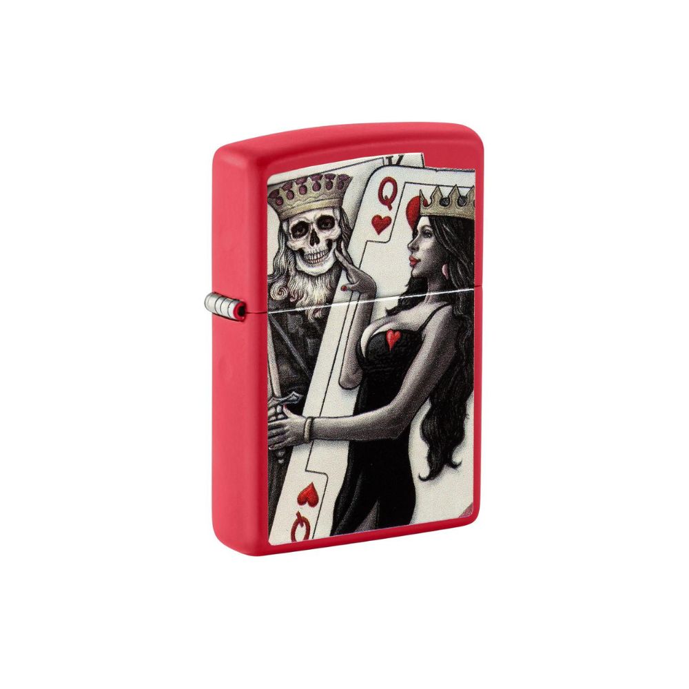 Zippo Skull King Queen Beauty Lighter