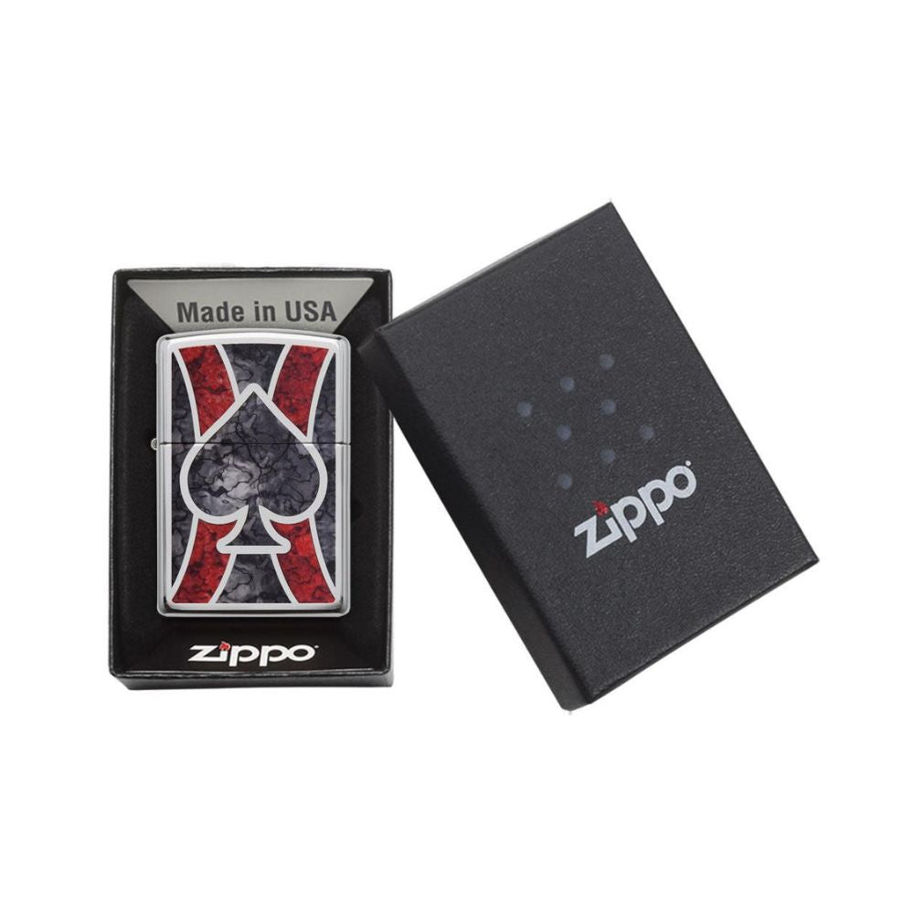 Zippo Spade Design Lighter