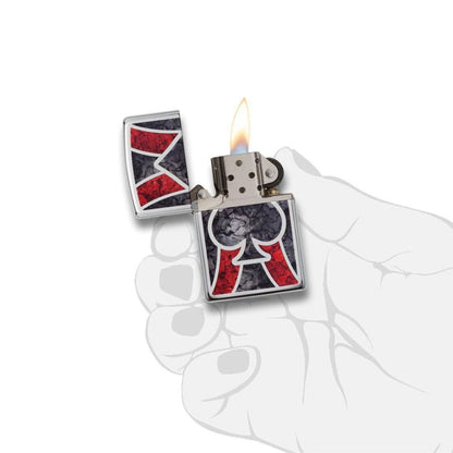 Zippo Spade Design Lighter