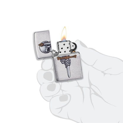 Zippo Sword Skull Design Lighter
