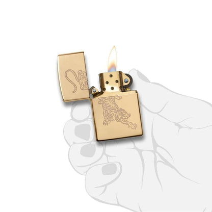 Zippo Tiger Design Lighter