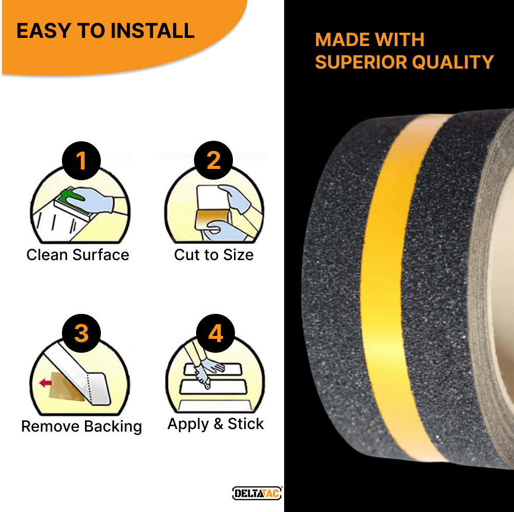Buy DT Anti Skid Tape with Reflective Stripe Online –