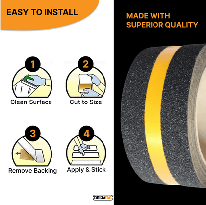 DT 5 Meter Anti Skid Tape with Reflective Stripe