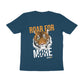 Roar For More T-shirt-Navy Blue