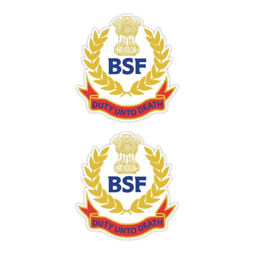 BSF Logo Sticker (Pack of 2) - Mini Military Series