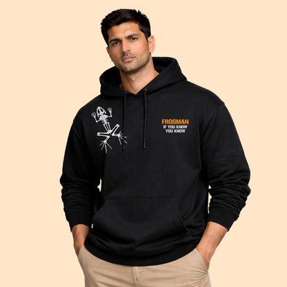 FROGMAN | Black Hoodie - Tactical Lifestyle Essential