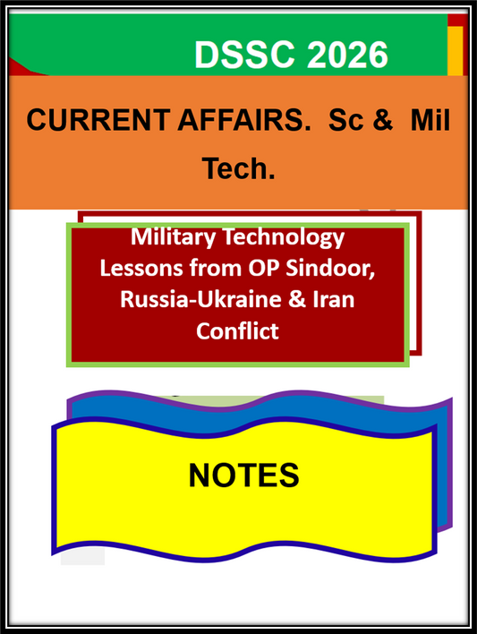Military Technology and the Changing Character of War Lessons from OP Sindoor, Russia-Ukraine & Iran Conflict