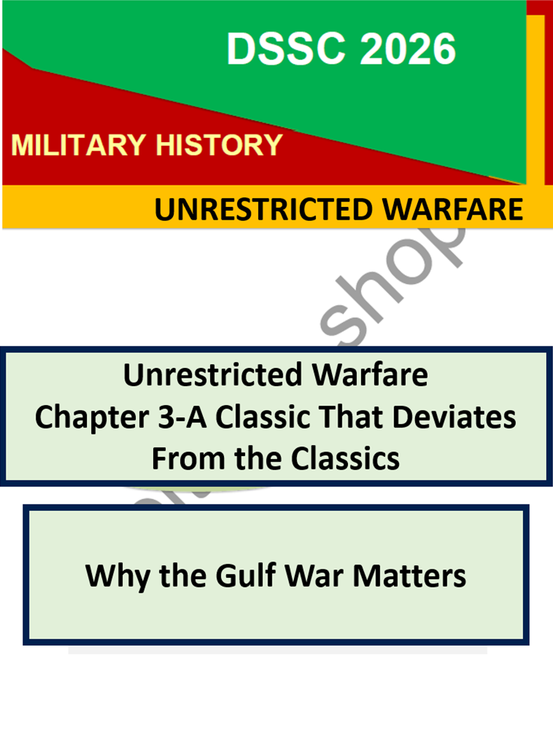 Unrestricted Warfare – Chapter 3