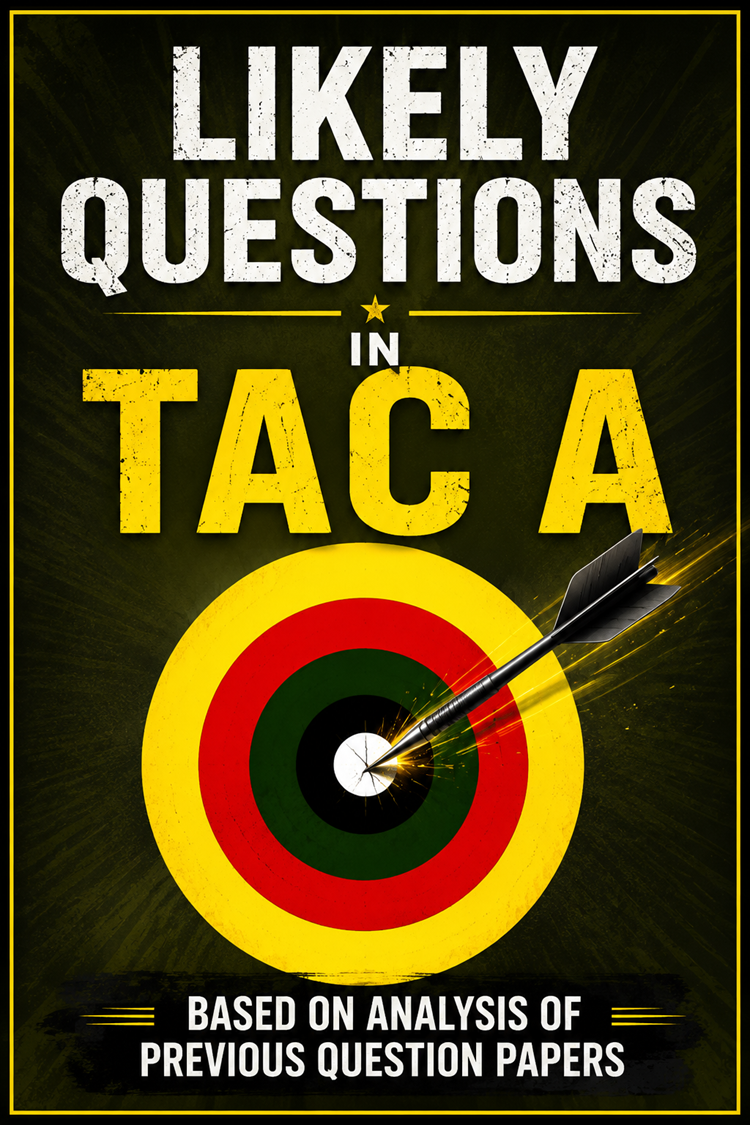 Likely Tactics A Questions for DSSC 2026  Based on Analysis of Previous Question Papers (2015–2025)