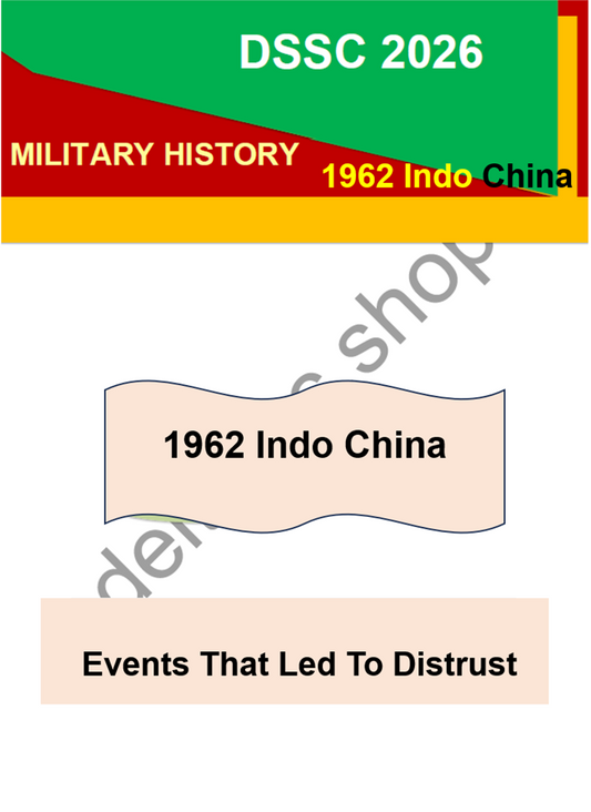 Events that Led to Distrust in Indian and China before 1962