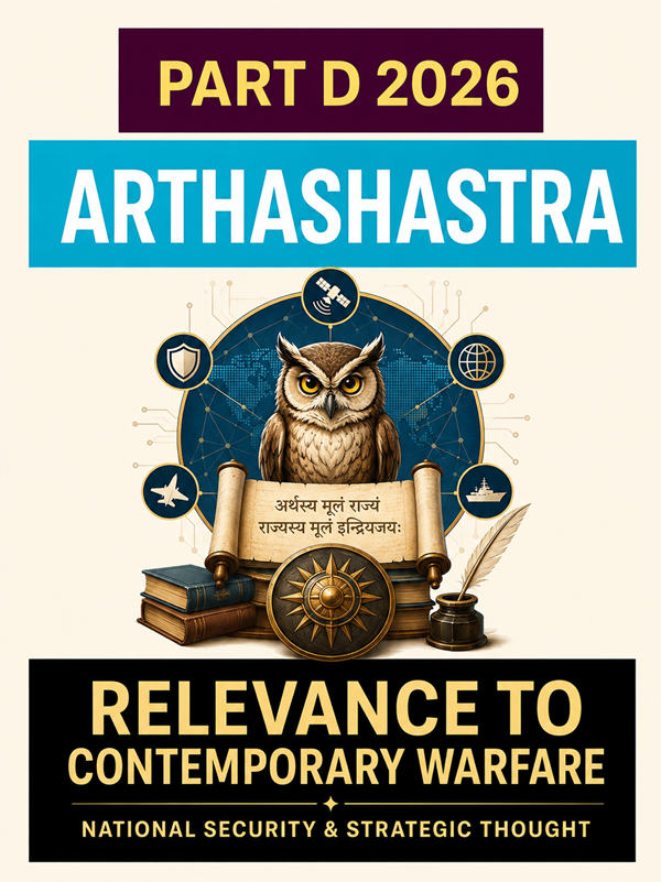Kautilya’s Arthashastra  Part D Mil History 2026 Relevance to Contemporary Warfare and National Security