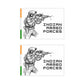 Indian Armed Force Sticker - Pack of 2