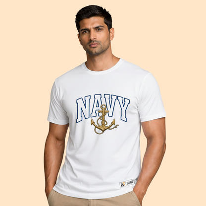 Navy Anchor T-Shirt - Indian Navy | Tactical Naval Essential