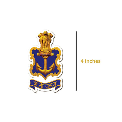 Mini Fridge Magnet - Indian Navy Logo