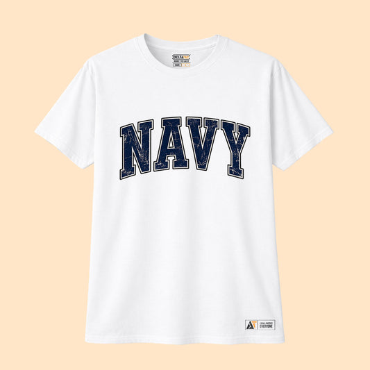 Indian Navy Typography T-Shirt| Tactical Naval Essential
