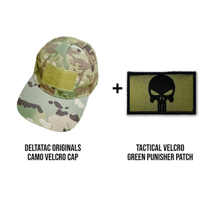DT USA Multicam Velcro Cap and Patch Combo