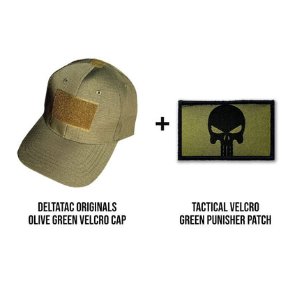 DT Velcro Cap and Patch Combo - Green