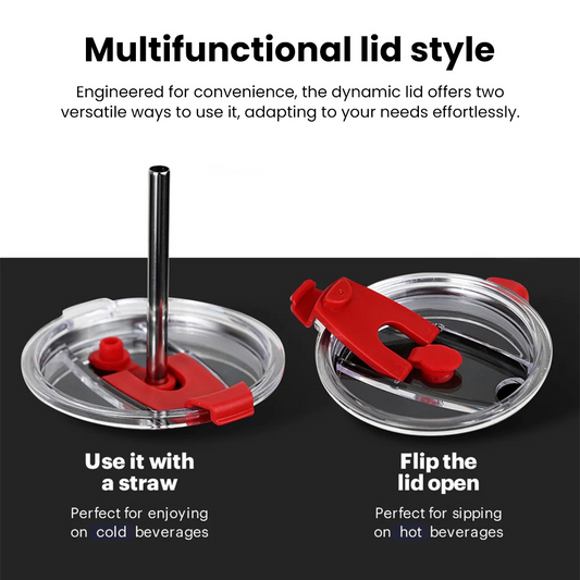 BPA-Free Insulated Red Tumbler