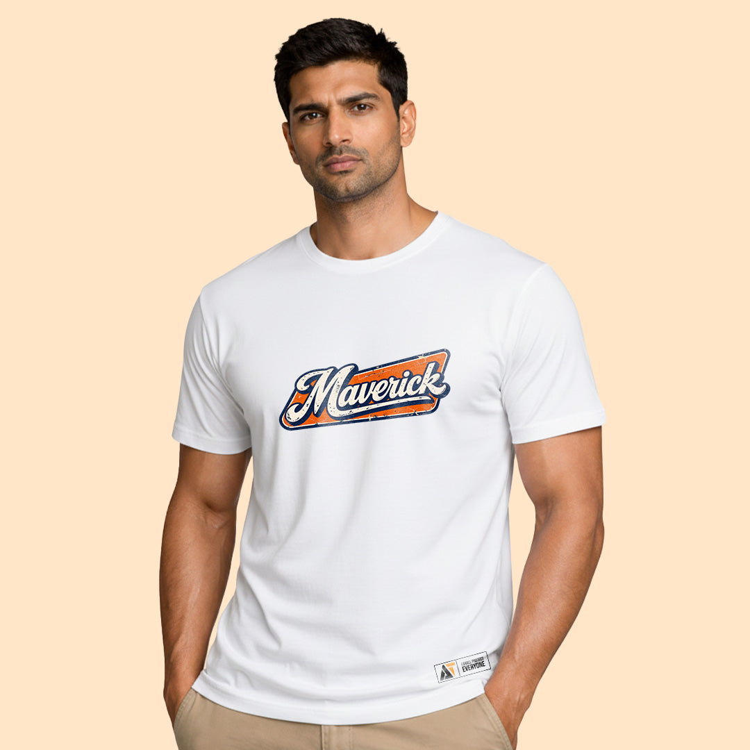 Maverick 2.0 T-Shirt | Minimalist Graphic Tee with Back Print | DeltaTac