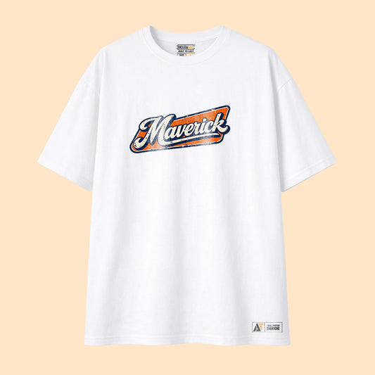 Maverick 2.0 T-Shirt | Minimalist Graphic Tee with Back Print | DeltaTac