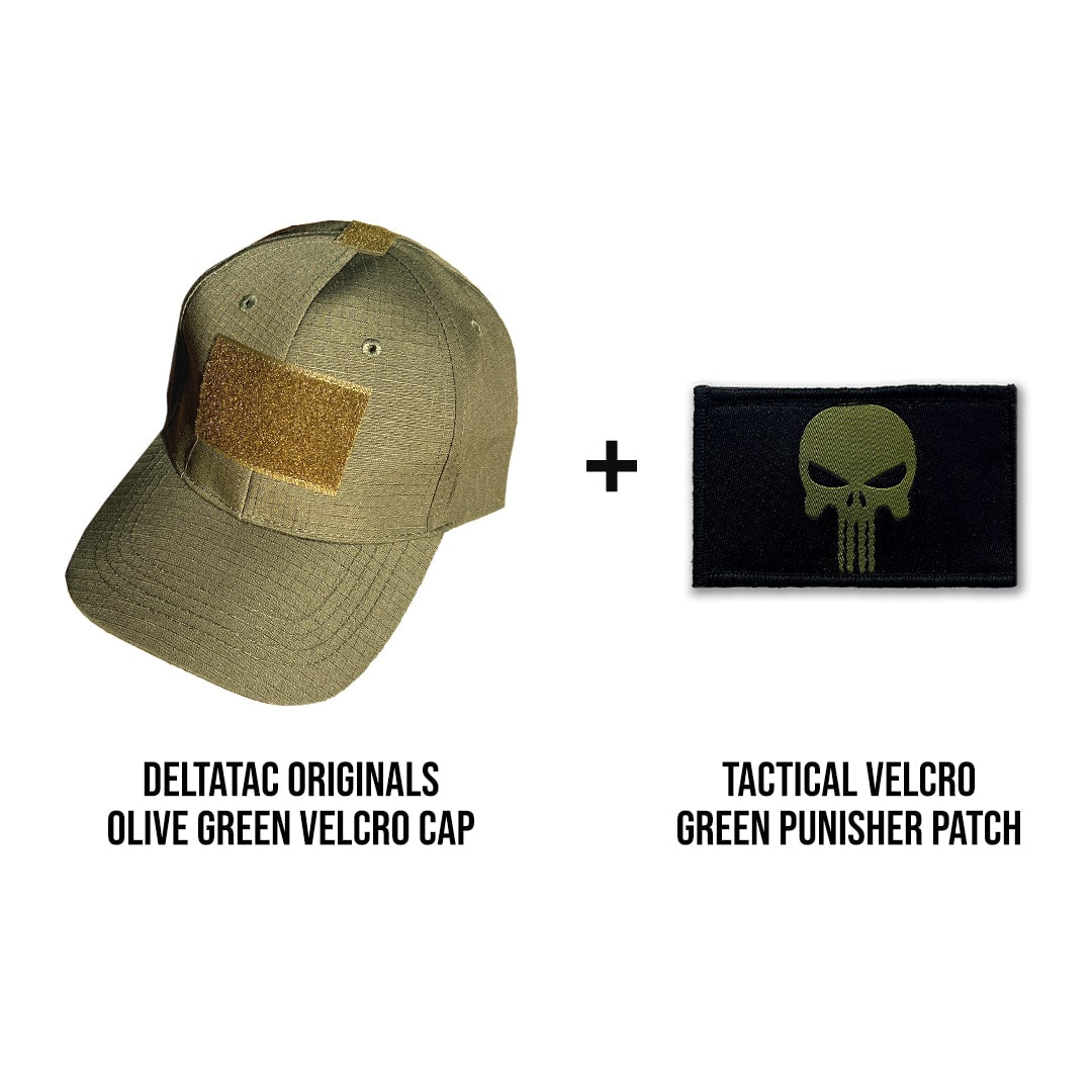 DT Velcro Cap and Patch Combo - Green