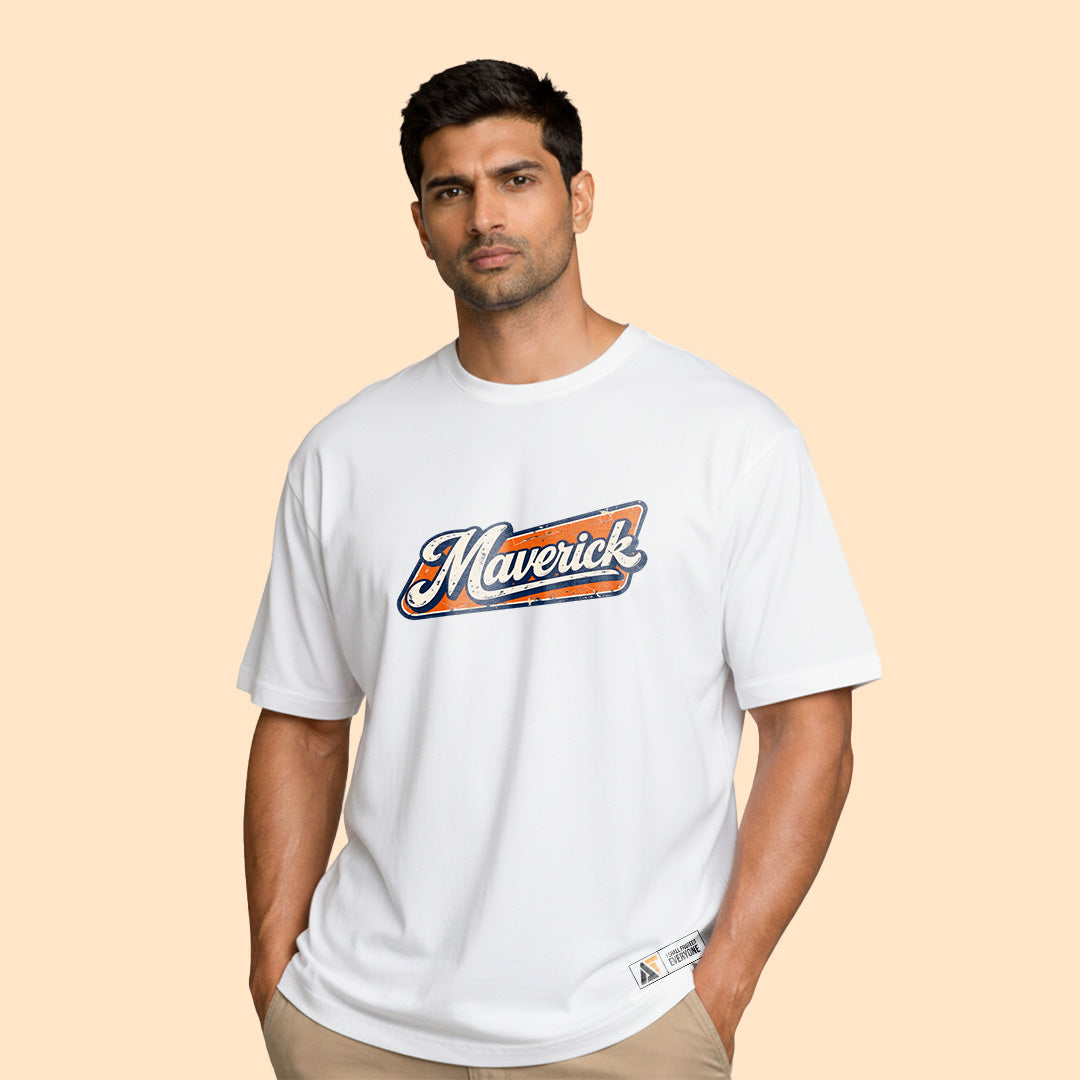 Maverick 2.0 T-Shirt | Minimalist Graphic Tee with Back Print | DeltaTac