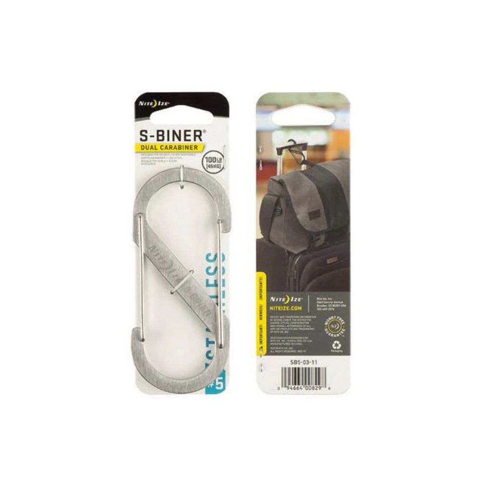 S-Biner Standard (SS) Carabiner - Silver