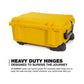 Nanuk 955 Yellow with Padded Dividers & Lid Organizer