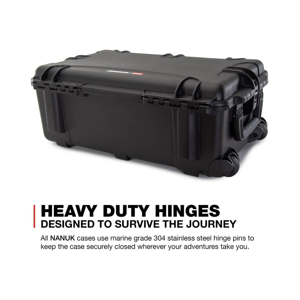 Nanuk 963 Black (Padded Divider) Protective Hard Case