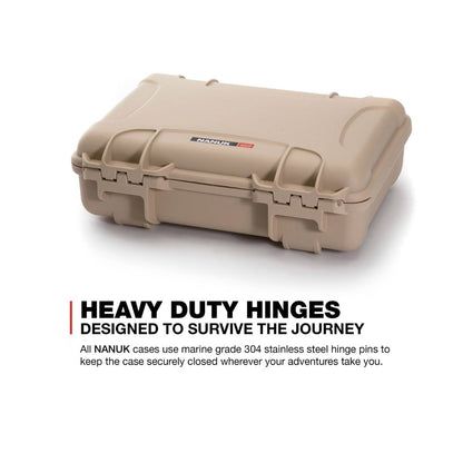  Nanuk 910 Tan (Empty) Protective Hard Case