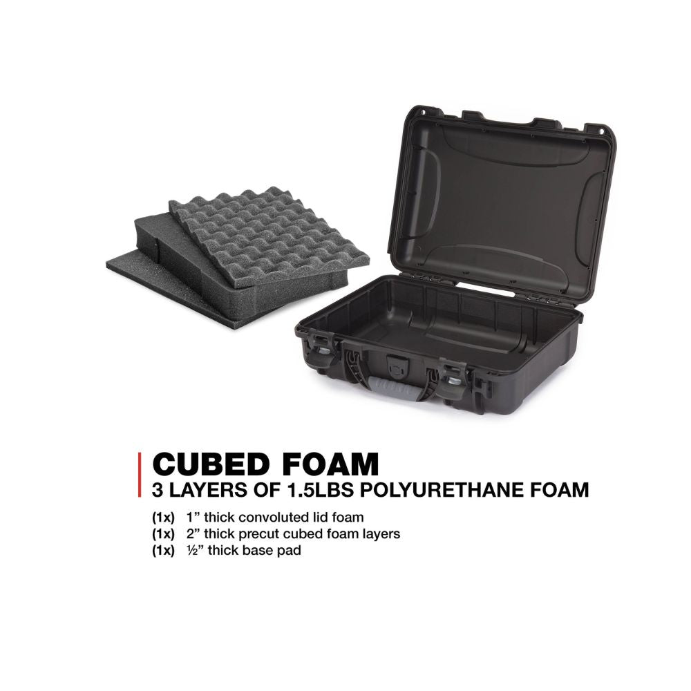  Nanuk 910 Black (Cubed foam) Protective Hard Case
