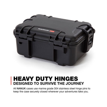 Nanuk 904 Black (Cubed Foam) Protective Hard Case