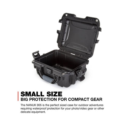 Nanuk 905 Black (Empty) Protective Hard Case