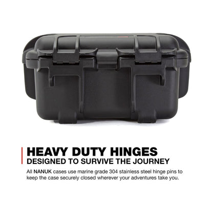 Nanuk 905 Black (Cubed foam) Protective Hard Case