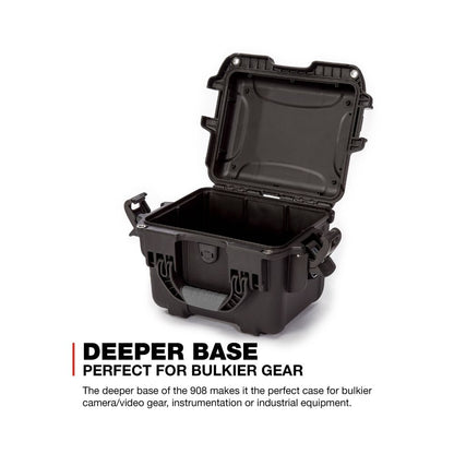 Nanuk 908 Black (Empty) Protective Hard Case